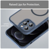 Husa de protectie Techsuit HaloFrost II MagSafe compatibil cu iPhone 11 Pro, Bleumarin