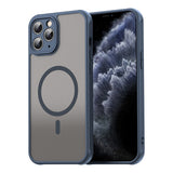 Husa de protectie Techsuit HaloFrost II MagSafe compatibil cu iPhone 11 Pro, Bleumarin