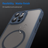 Husa de protectie Techsuit HaloFrost II MagSafe compatibil cu iPhone 11 Pro, Bleumarin