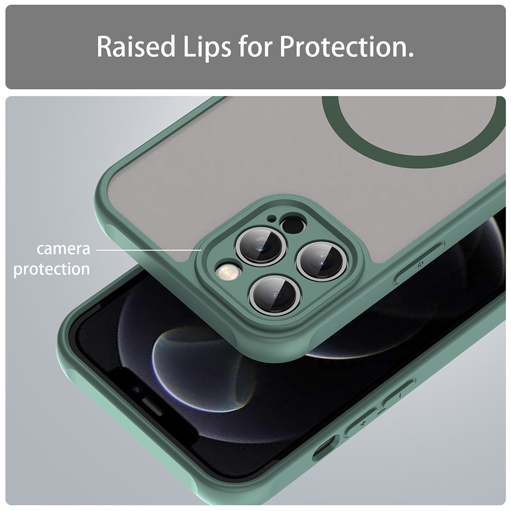 Husa de protectie Techsuit HaloFrost II MagSafe compatibil cu iPhone 11 Pro, Verde