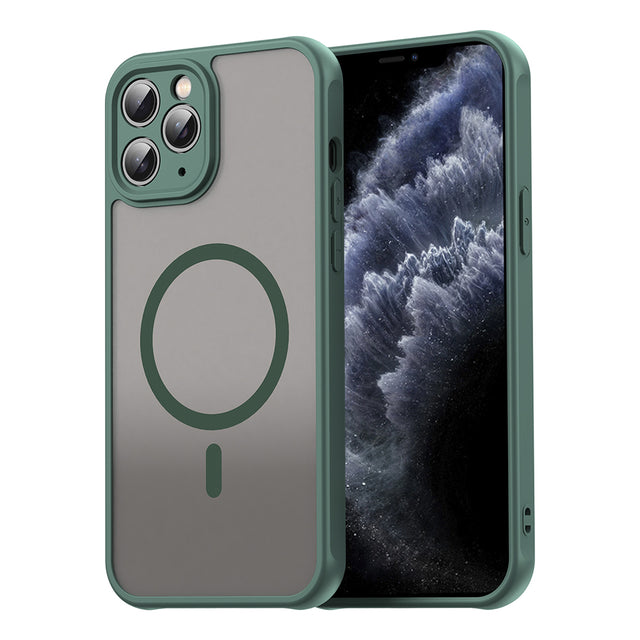 Husa de protectie Techsuit HaloFrost II MagSafe compatibil cu iPhone 11 Pro, Verde