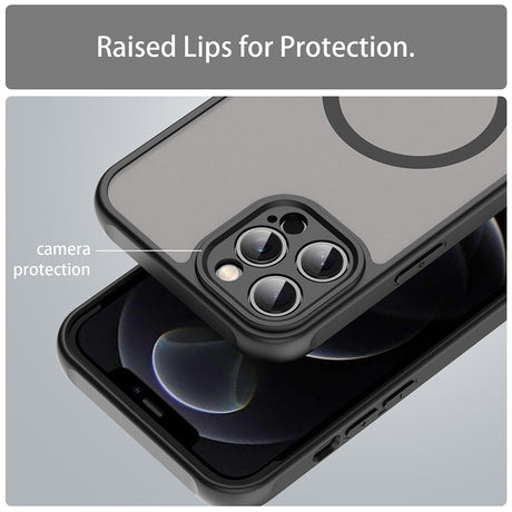 Husa de protectie Techsuit HaloFrost II MagSafe compatibil cu iPhone 11 Pro, Negru