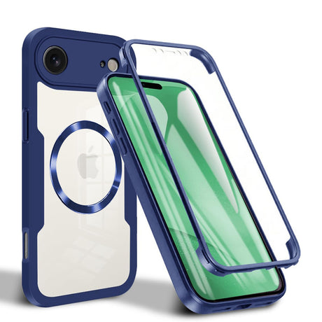 Folie de protectie Techsuit ColorVerse 360 MagSafe Series + compatibil cu iPhone 17 Air, Albastru