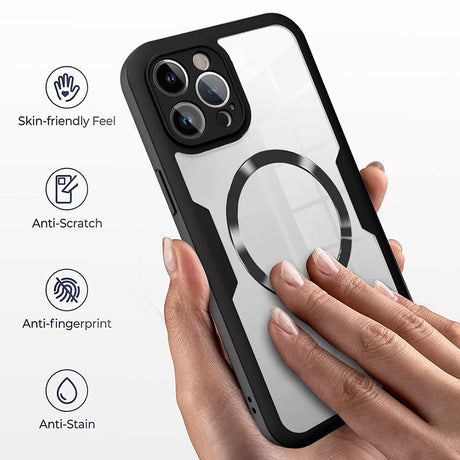 Folie de protectie Techsuit ColorVerse 360 MagSafe Series + compatibil cu iPhone 17 Pro, Albastru