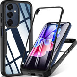 Folie de protectie Techsuit ColorVerse 360 Series + compatibil cu Samsung Galaxy A16 4G / A16 5G / A17 5G / A17 4G, Negru