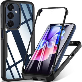 Folie de protectie Techsuit ColorVerse 360 Series + compatibil cu Samsung Galaxy A16 4G / A16 5G / A17 5G / A17 4G, Negru