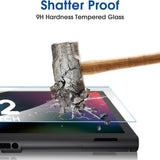 Accesoriu gaming Techsuit (set de 2) Premium Tempered Glass SwitchAura with Applicator (NS1), for Nintendo Switch 2, 9H Resistant, Transparent