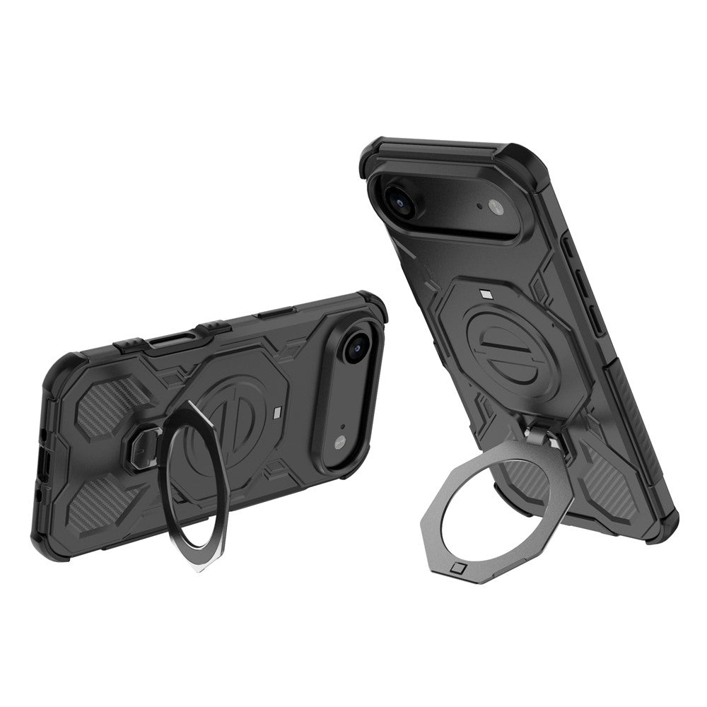 Husa de protectie Techsuit Carbon Shield PRO compatibil cu iPhone 17 Air, Negru