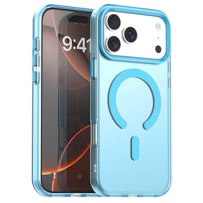 Husa de protectie Techsuit CandyCase MagSafe compatibil cu iPhone 17 Pro Max, Albastru