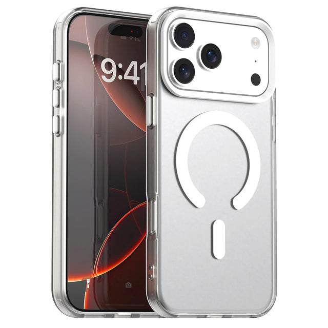 Husa de protectie Techsuit CandyCase MagSafe compatibil cu iPhone 17 Pro Max, Alb