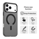 Husa de protectie Techsuit CandyCase MagSafe compatibil cu iPhone 17 Pro Max, Negru