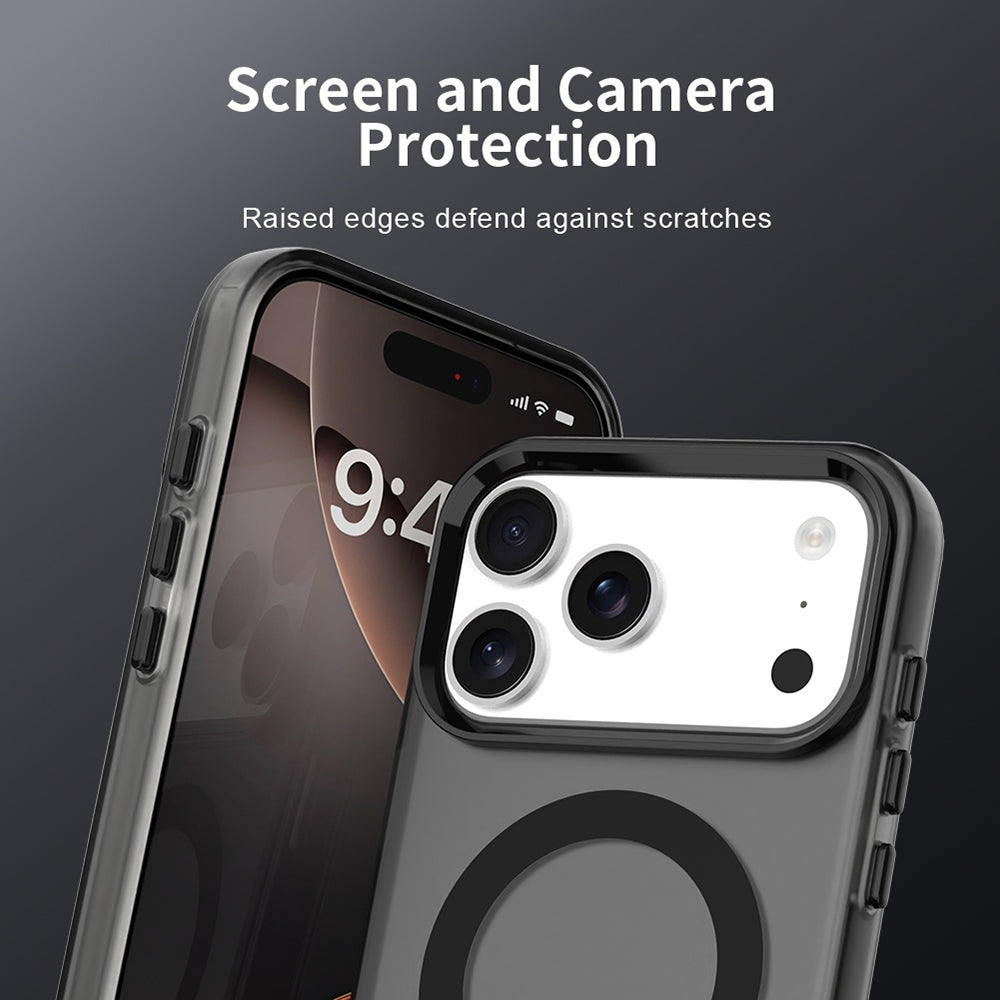 Husa de protectie Techsuit CandyCase MagSafe compatibil cu iPhone 17 Pro Max, Negru