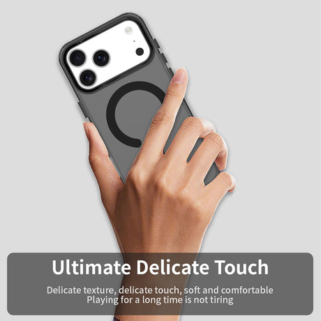 Husa de protectie Techsuit CandyCase MagSafe compatibil cu iPhone 17 Pro Max, Negru