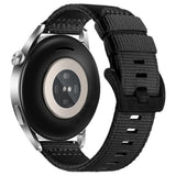 Curea smartwatch Techsuit Watchband 22mm (W070) compatibil cu Samsung Galaxy Watch (46mm)/Watch 3/Gear S3, Huawei Watch GT/GT 2 (46mm), Obsidian Black