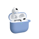 Casti Blueo Liquid Silicone Protect Case, for AirPods 3, Bleumarin
