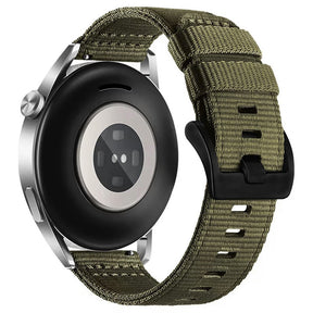 Curea smartwatch Techsuit Watchband 20mm (W070) compatibil cu Samsung Galaxy Watch 4/5/Active 2, Huawei Watch GT 3 (42mm)/GT 3 Pro (43mm), Camo Green