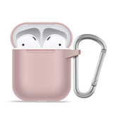 Casti Blueo Liquid Silicone Protect Case, for AirPods 1, Nisipiu Pink