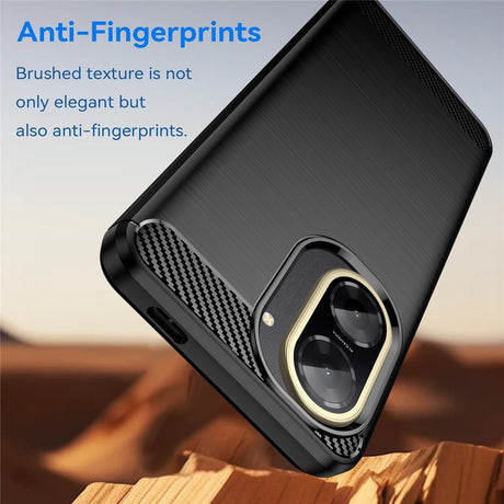 Husa de protectie Techsuit Carbon Silicone compatibil cu Xiaomi Redmi A5 4G (Regional), Negru