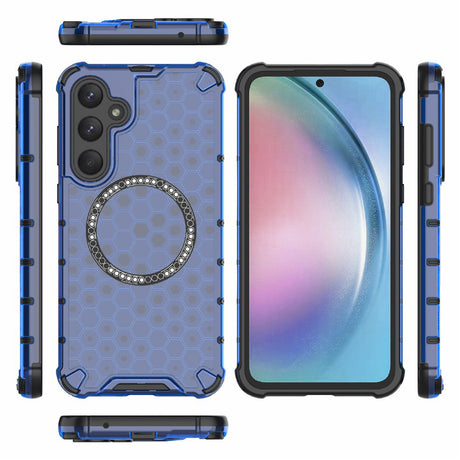 Husa de protectie Techsuit HoneyComb Shield MagSafe compatibil cu Samsung Galaxy A26 5G, Albastru