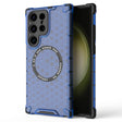 Husa de protectie Techsuit HoneyComb Shield MagSafe compatibil cu Samsung Galaxy S24 Ultra, Albastru