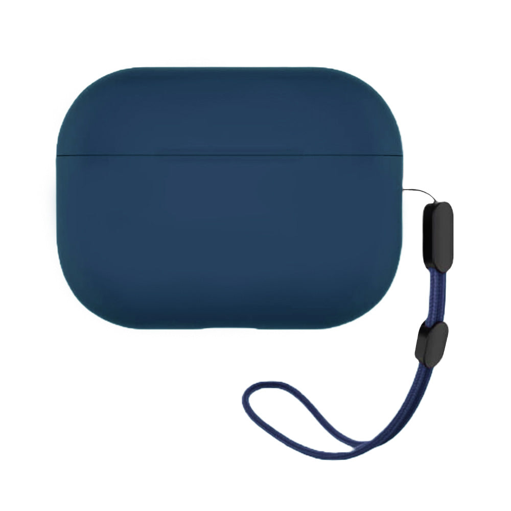 Casti Blueo Liquid Silicone Protect Case, for AirPods Pro 2, Bleumarin