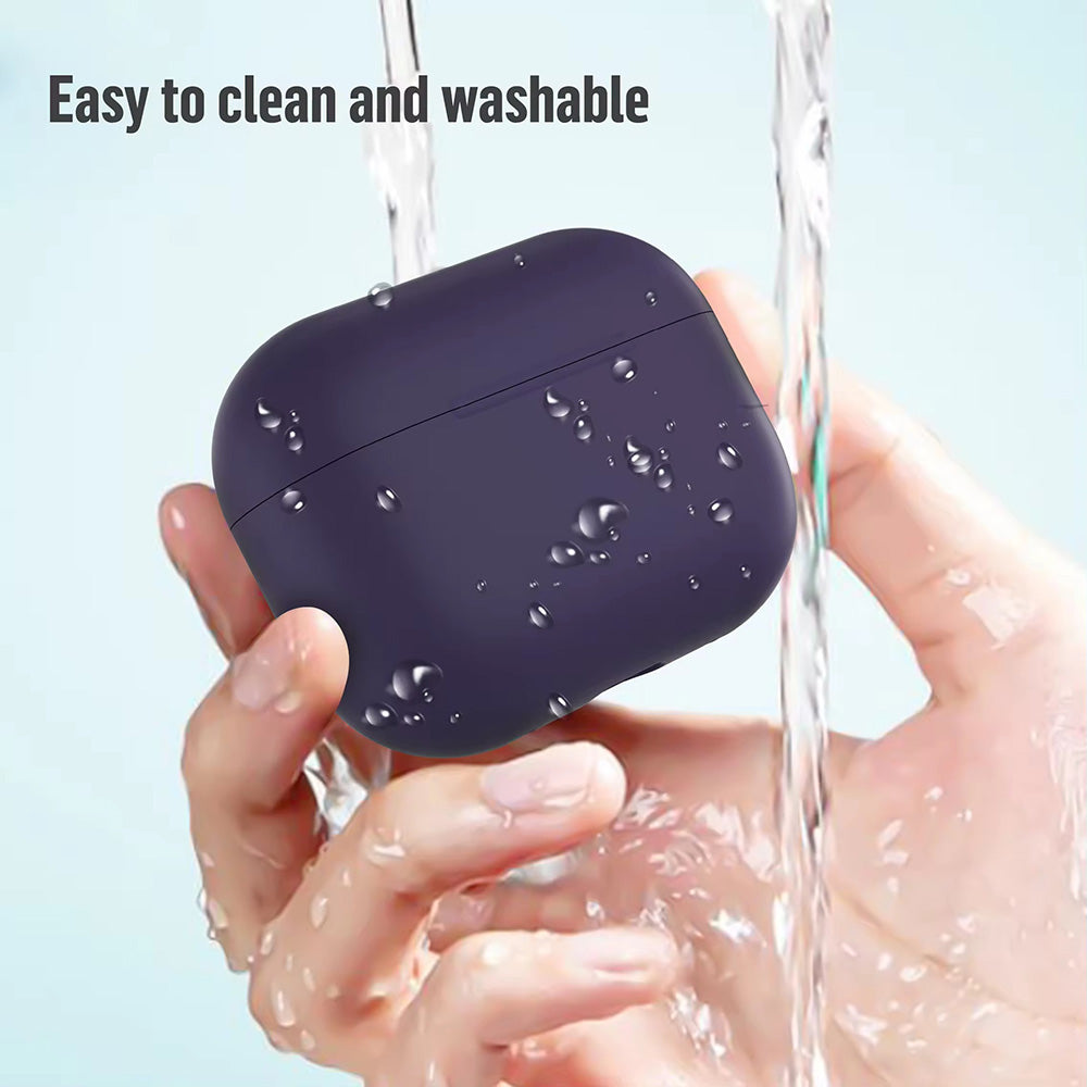 Casti Blueo Liquid Silicone Protect Case, for AirPods Pro 2, Bleumarin