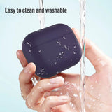 Casti Blueo Liquid Silicone Protect Case, for AirPods Pro 2, Bleumarin