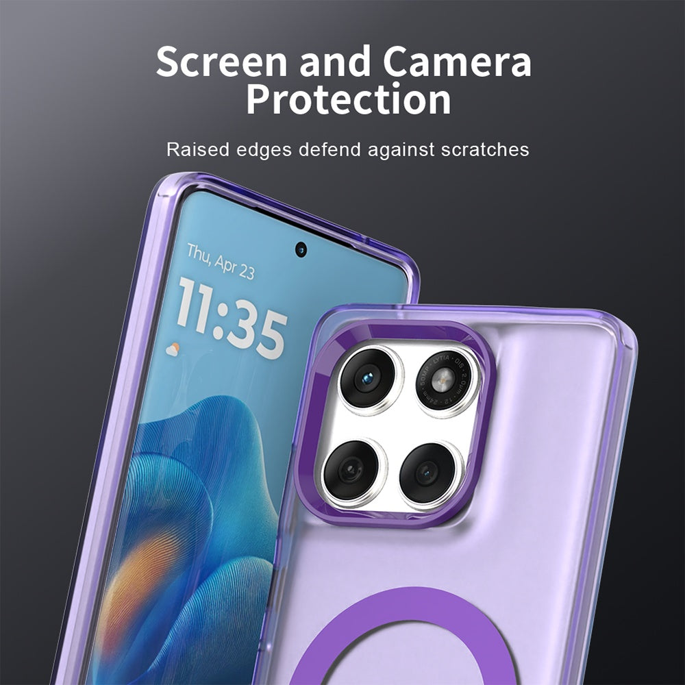 Husa de protectie Techsuit CandyCase MagSafe compatibil cu Motorola Edge 60 / Edge 60 Fusion, Mov