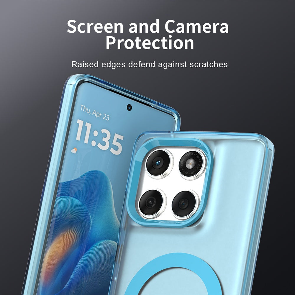 Husa de protectie Techsuit CandyCase MagSafe compatibil cu Motorola Edge 60 / Edge 60 Fusion, Albastru