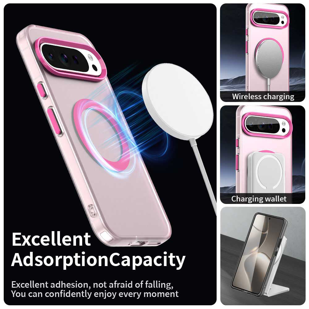 Husa de protectie Techsuit CandyCase MagSafe compatibil cu Google Pixel 10 Pro XL, Roz