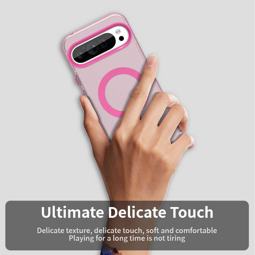 Husa de protectie Techsuit CandyCase MagSafe compatibil cu Google Pixel 10 Pro XL, Roz