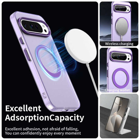 Husa de protectie Techsuit CandyCase MagSafe -Google Pixel 10 / 10 Pro compatibil cu Purple