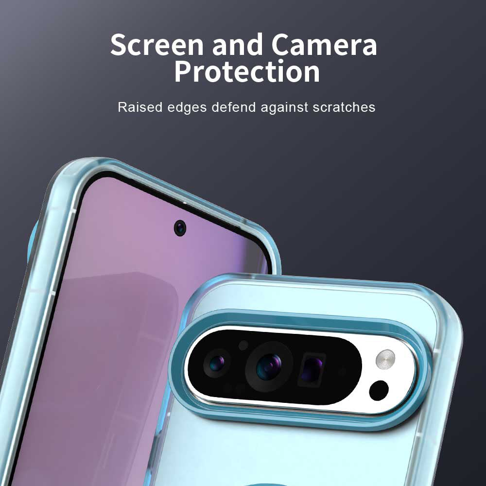 Husă Techsuit CandyCase MagSafe albastră pentru Google Pixel 10 / Pixel 10 Pro