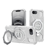Husa de protectie Techsuit Carbon Shield PRO compatibil cu iPhone 16e / iPhone 17e, Alb Transparent