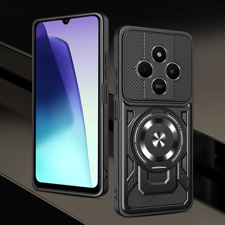 Husa de protectie Techsuit RuggedCam compatibil cu Xiaomi Redmi 14C / Poco C75, Albastru