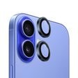 Folie de protectie Blueo Original Metal Frame Lens compatibil cu iPhone 16 / iPhone 16 Plus, Albastru