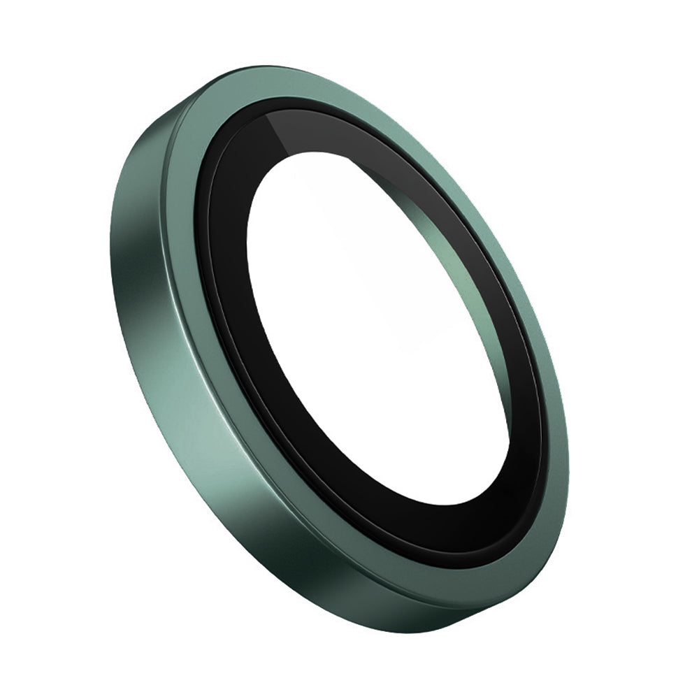 Folie de protectie Blueo Original Metal Frame Lens compatibil cu iPhone 13 Pro / iPhone 13 Pro Max, Verde Alpin