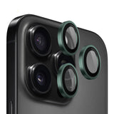 Folie de protectie Blueo Original Metal Frame Lens compatibil cu iPhone 13 Pro / iPhone 13 Pro Max, Verde Alpin