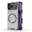 Husa de protectie Techsuit HoneyComb Shield MagSafe compatibil cu iPhone 17 Pro, Alb