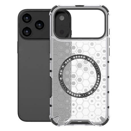 Husa de protectie Techsuit HoneyComb Shield MagSafe compatibil cu iPhone 17 Pro, Alb