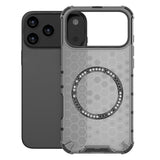 Husa de protectie Techsuit HoneyComb Shield MagSafe compatibil cu iPhone 17 Pro, Negru
