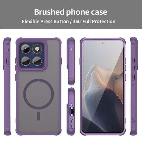 Husa de protectie Techsuit HaloFrost II MagSafe compatibil cu Motorola Edge 60 Pro, Mov