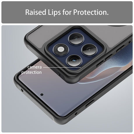 Husa de protectie Techsuit HaloFrost II MagSafe compatibil cu Motorola Edge 60 Pro, Negru
