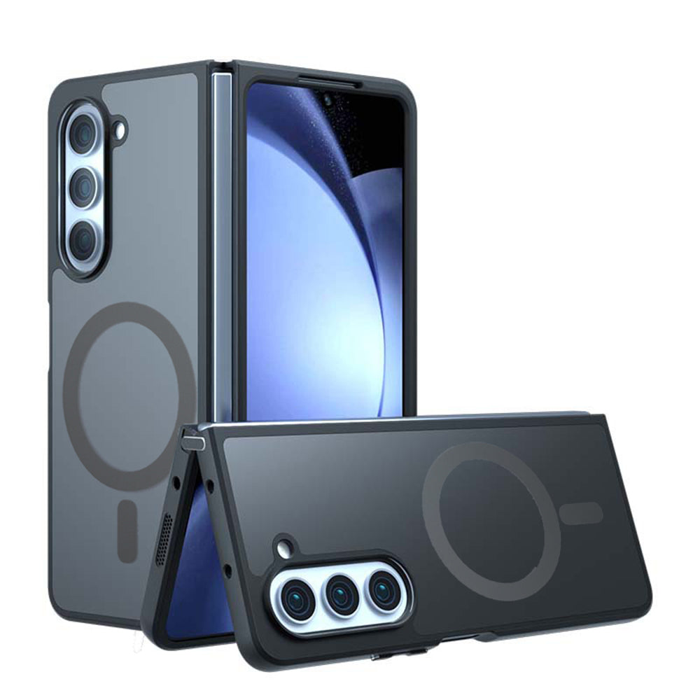 Husa de protectie Techsuit PureFrost MagSafe compatibil cu Samsung Galaxy Z Fold6, Negru Mat