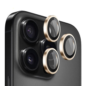 Blueo Folie de protectie Blueo Original Metal Frame Lens compatibil cu iPhone 13 Pro / iPhone 13 Pro Max, Auriu