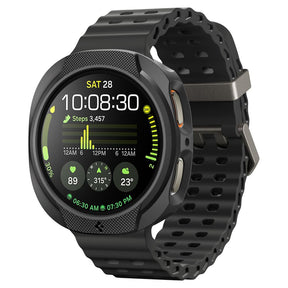 Accesoriu smartwatch Spigen Liquid Air (ACS09840) compatibil cu Samsung Galaxy Watch8 40mm, Negru Mat