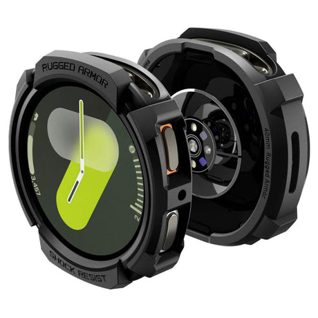 Accesoriu smartwatch Spigen Rugged Armor (ACS10004) compatibil cu Samsung Galaxy Watch8 40mm, Negru