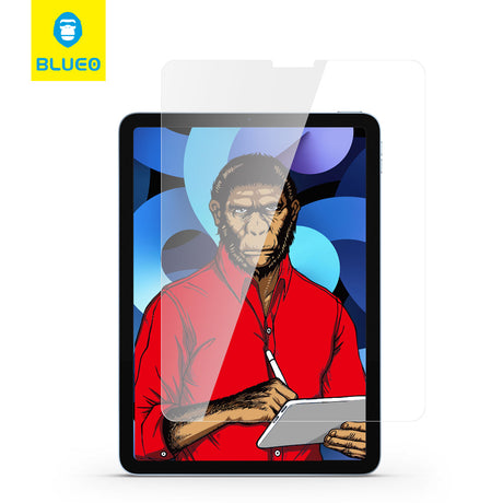 Husa de protectie tableta Blueo HD Tempered Glass compatibil cu iPad Air 11 (2024), Transparent