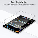 Husa de protectie tableta Blueo HD Tempered Glass compatibil cu iPad 10 (2022) 10.9, Transparent