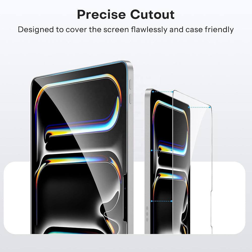 Husa de protectie tableta Blueo HD Tempered Glass compatibil cu iPad 10 (2022) 10.9, Transparent